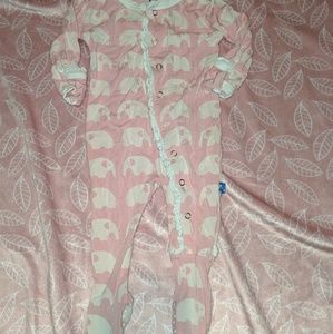 Kickee pants footed sleeper 0-3m